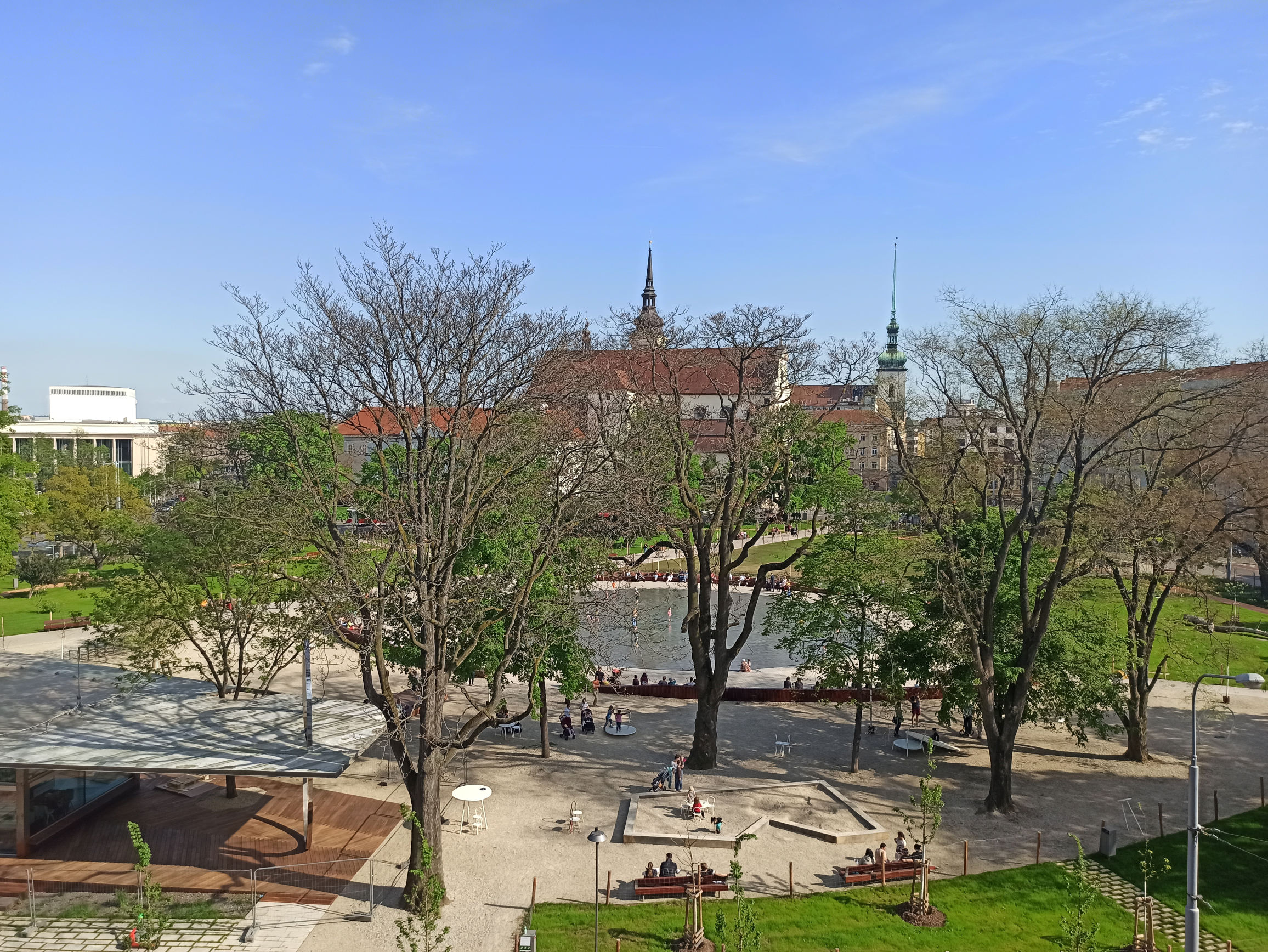 Moravské náměstí, park